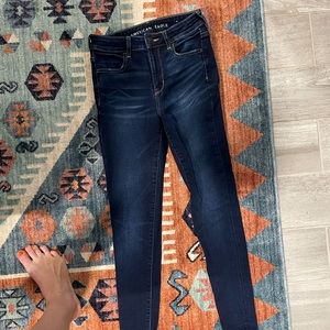 High waisted dark wash American Eagle Jeans
